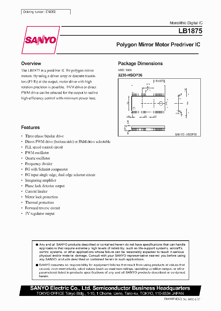 LB1875_236674.PDF Datasheet