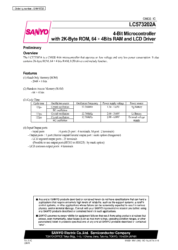 LC573202A_162929.PDF Datasheet