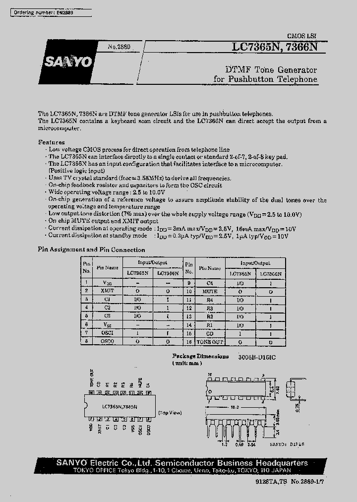LC7365N_258412.PDF Datasheet