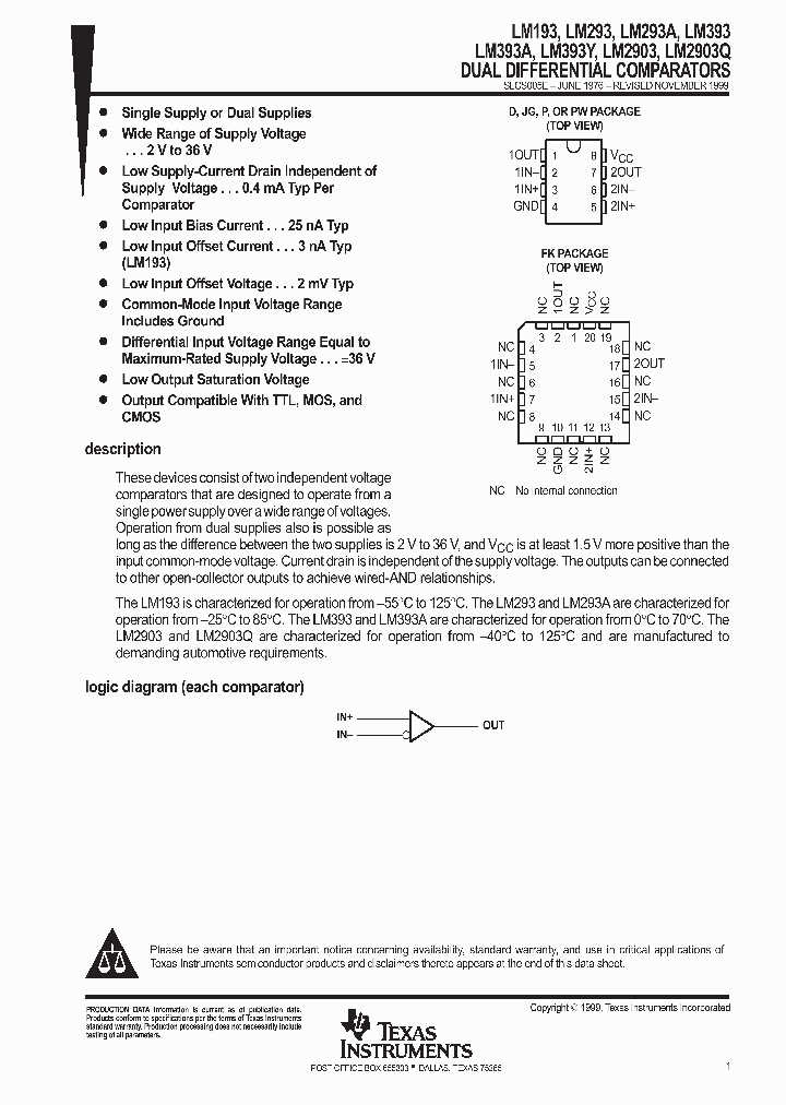 LM393_10464.PDF Datasheet
