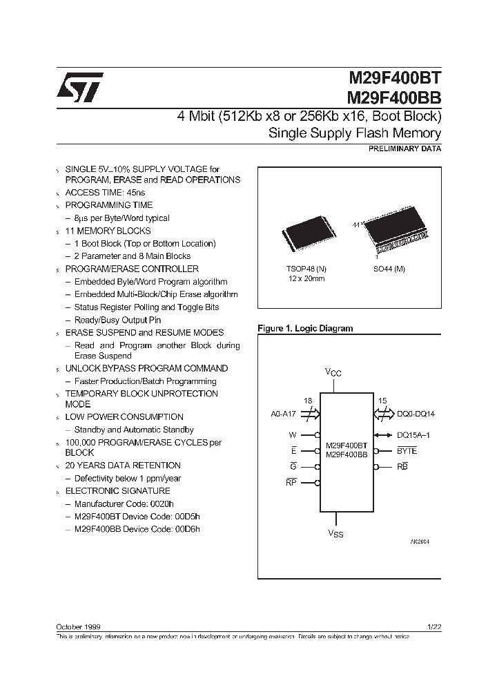 M295V400BT45M1T_39917.PDF Datasheet