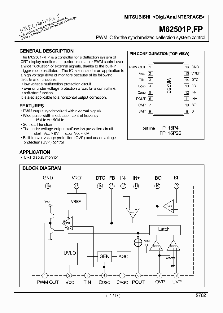 M62501FP_96872.PDF Datasheet