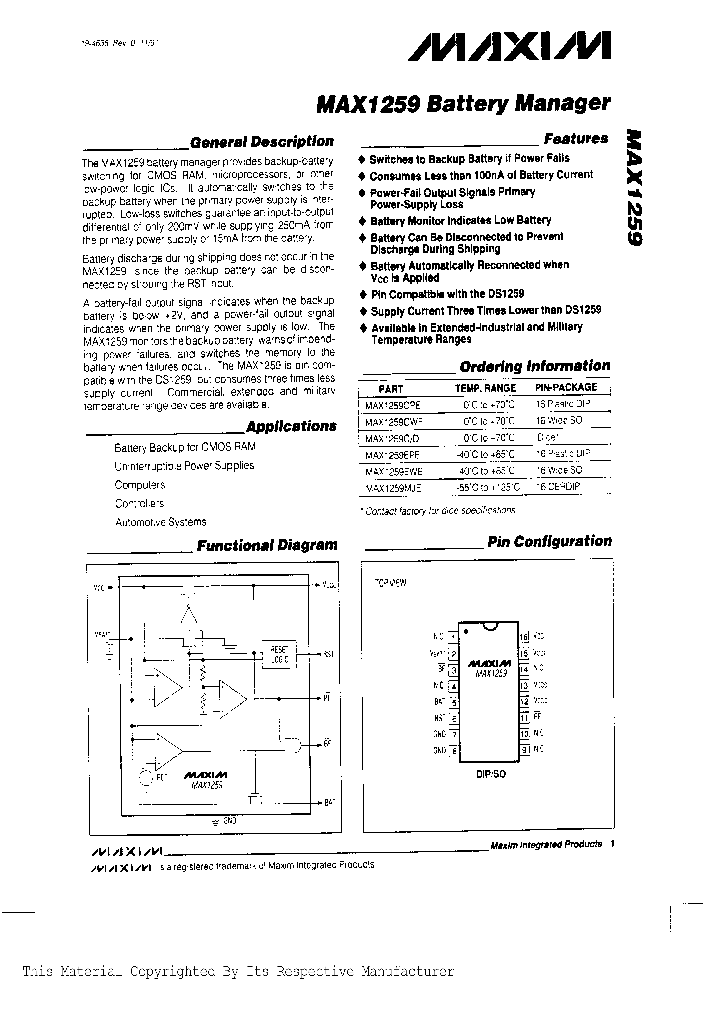 MAX1259MJENBSP_276749.PDF Datasheet