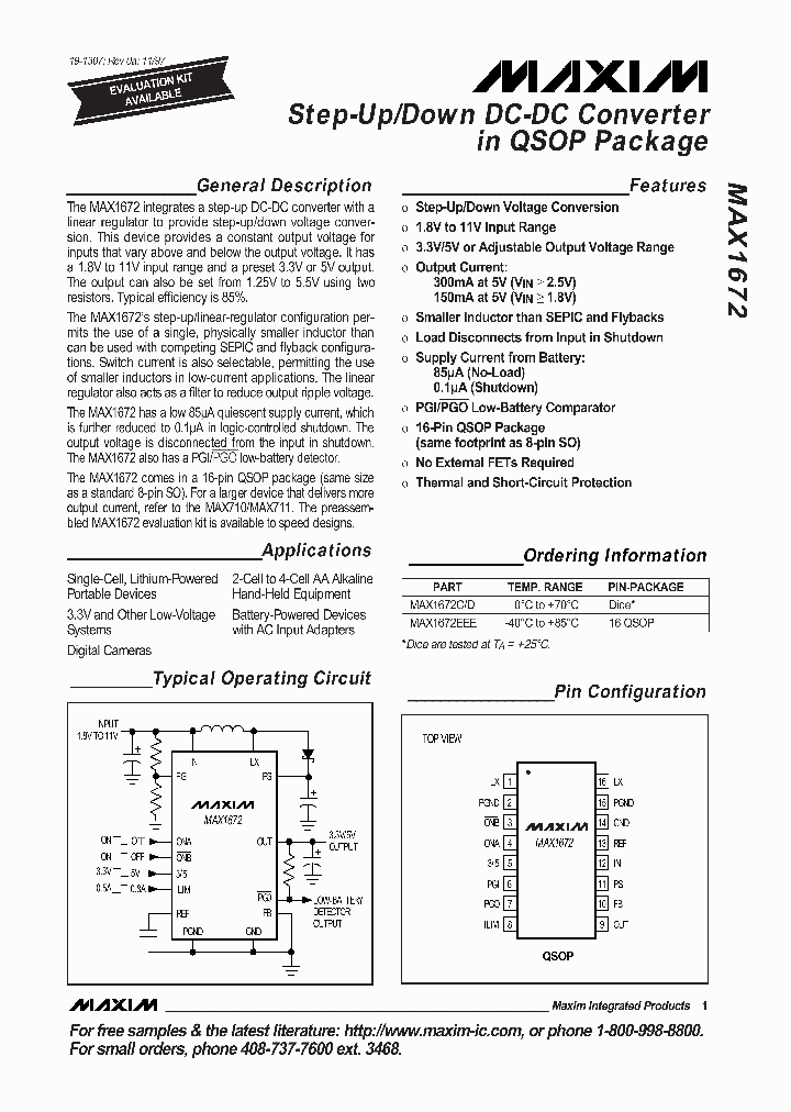 MAX1672_246161.PDF Datasheet