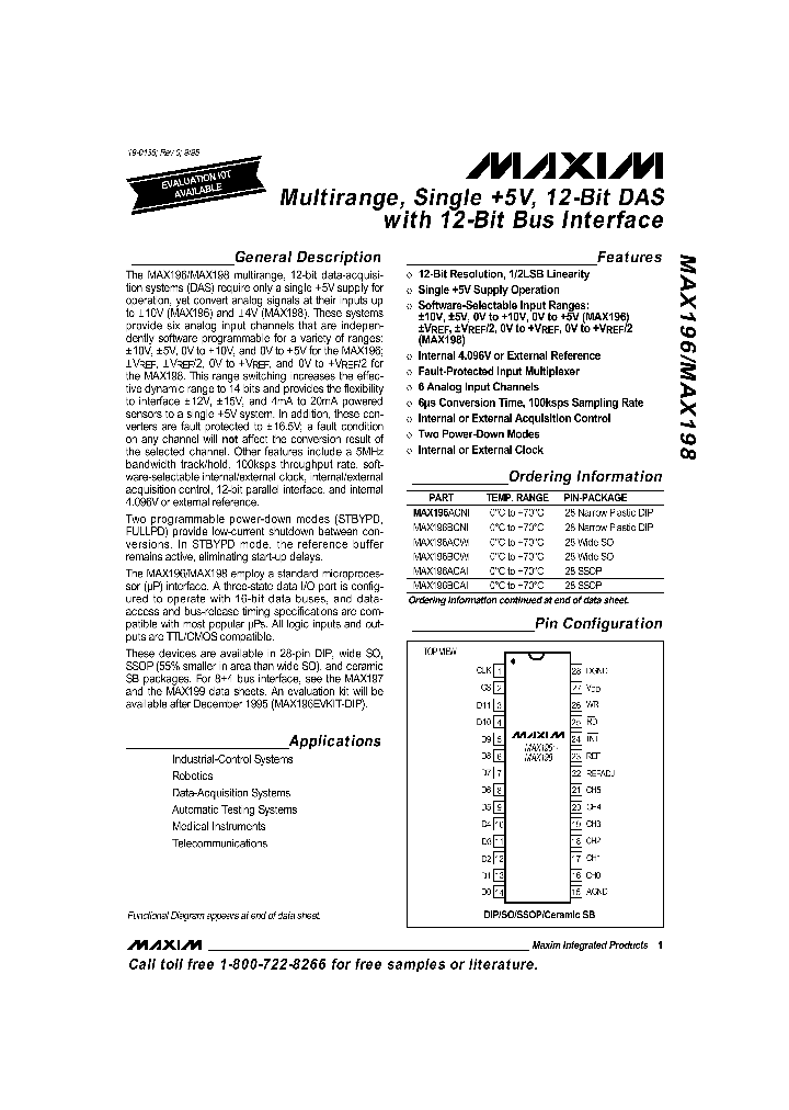 MAX196-MAX198_90649.PDF Datasheet
