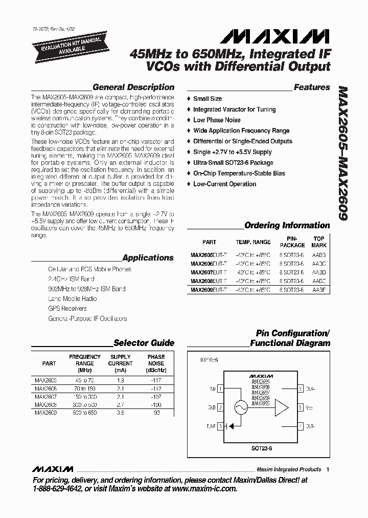 MAX2608_196848.PDF Datasheet