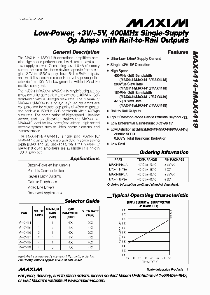 MAX441_148376.PDF Datasheet