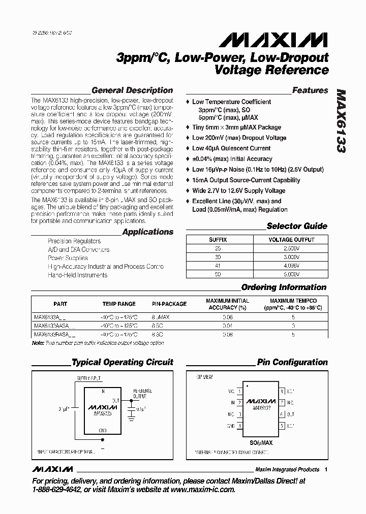 MAX6133_258118.PDF Datasheet