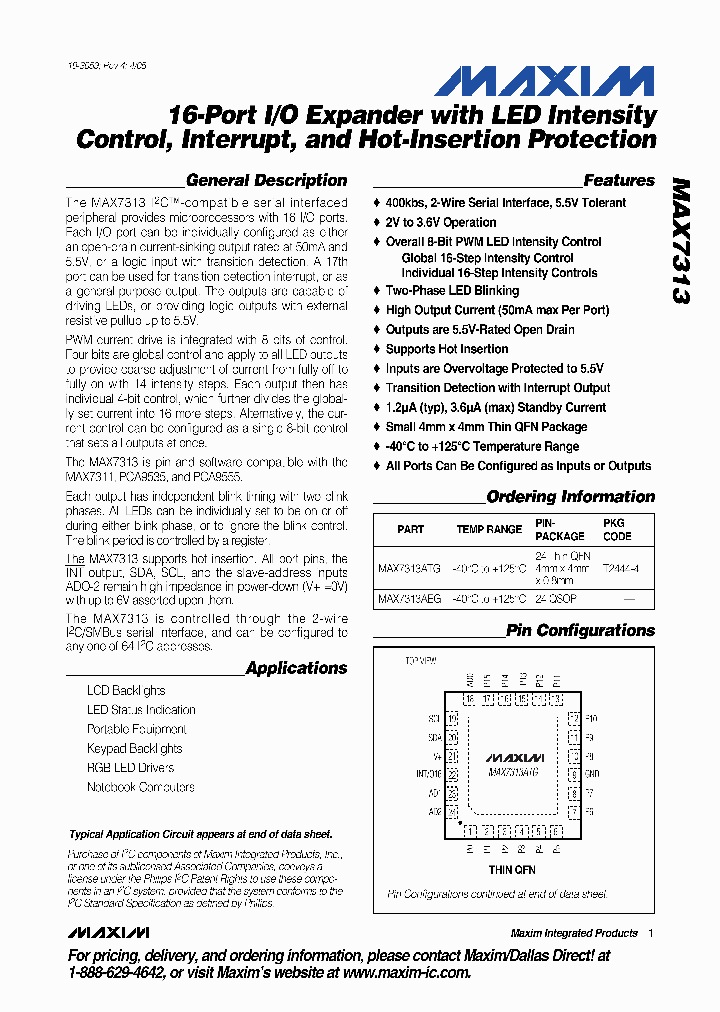 MAX7313_284293.PDF Datasheet