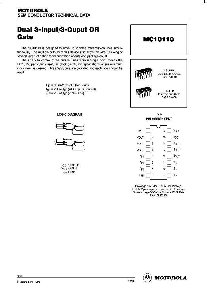 MC10110L_128825.PDF Datasheet
