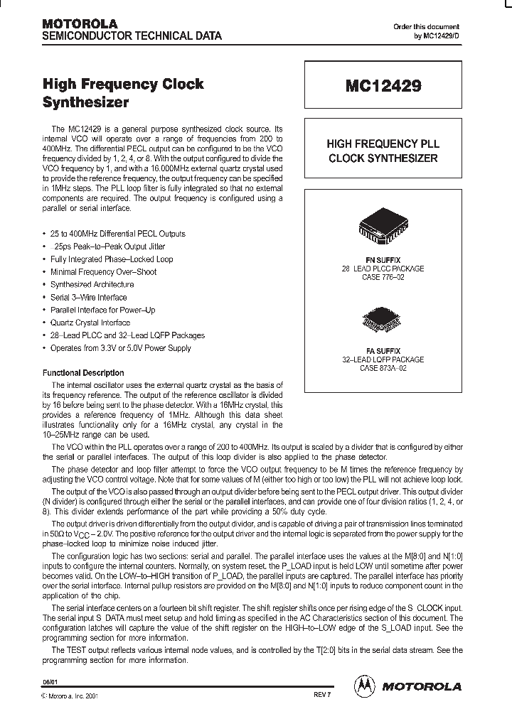 MC12429_296198.PDF Datasheet