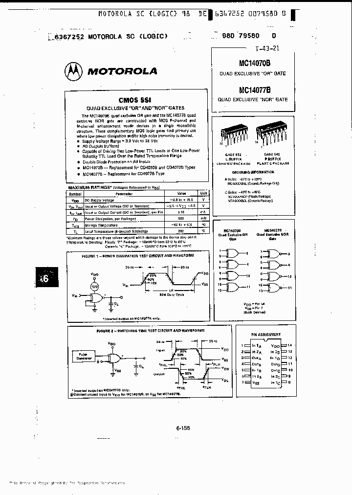 MC14070_289419.PDF Datasheet