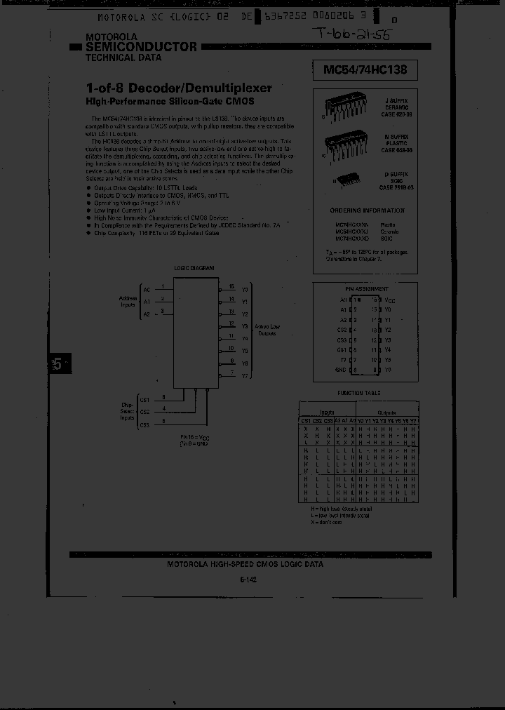 MC74HC138N_284719.PDF Datasheet