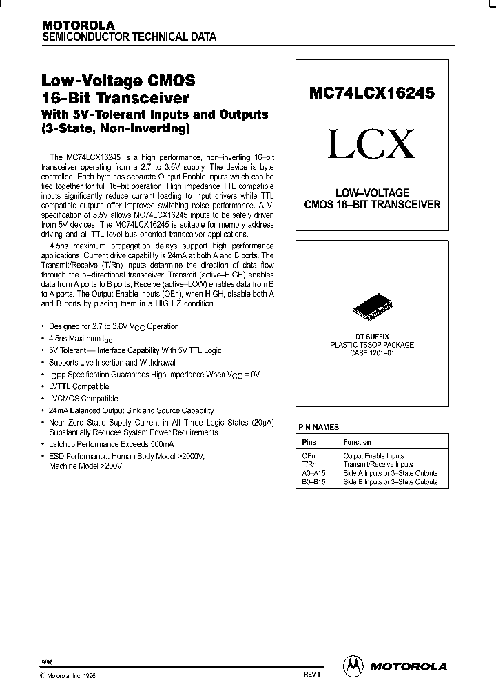 MC74LCX16245_294528.PDF Datasheet
