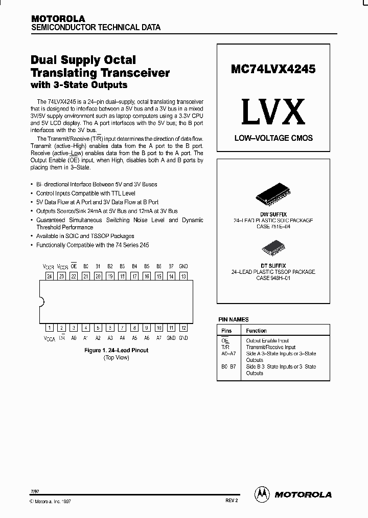 MC74LVX4245_279867.PDF Datasheet