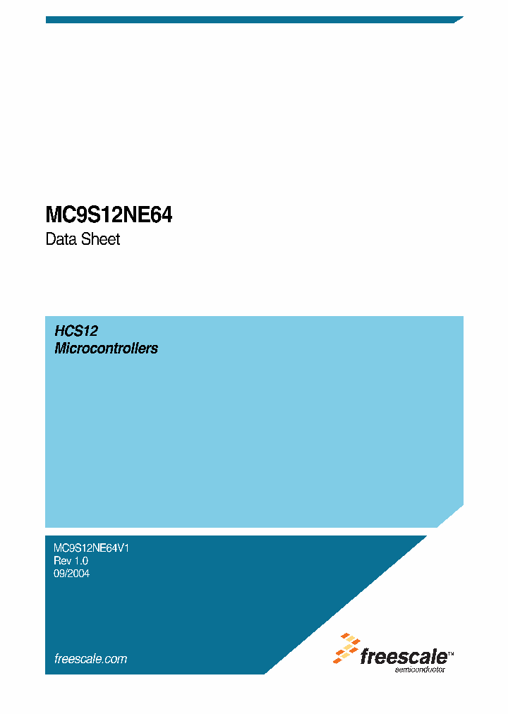 MC9S12NE64V1_231099.PDF Datasheet