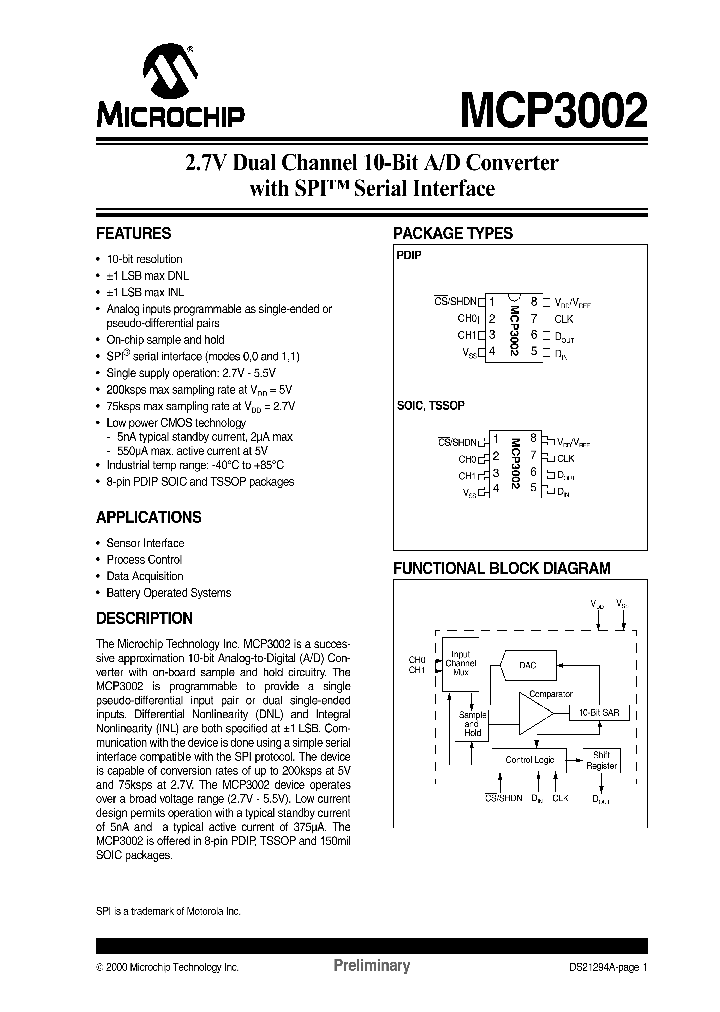 MCP3002_277820.PDF Datasheet
