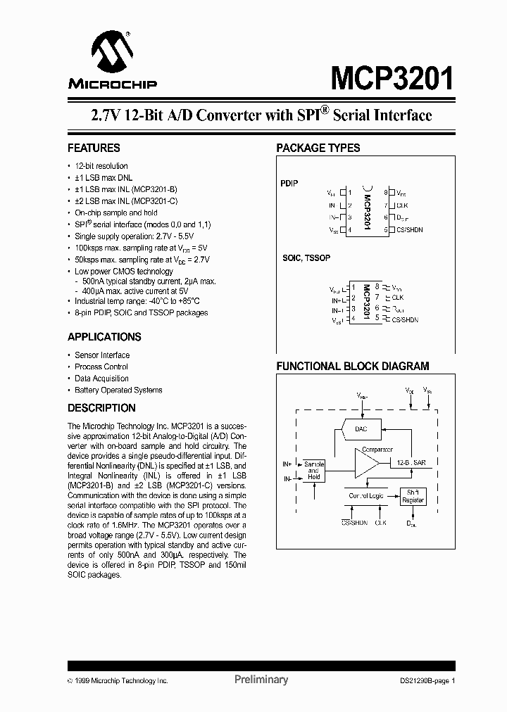 MCP3201_279702.PDF Datasheet
