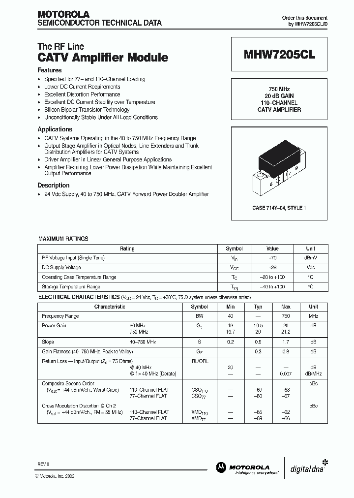 MHW7205CL_296564.PDF Datasheet