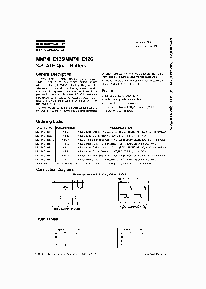 MM74HC125_284492.PDF Datasheet