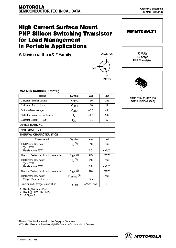 MMBT589LT1_274860.PDF Datasheet