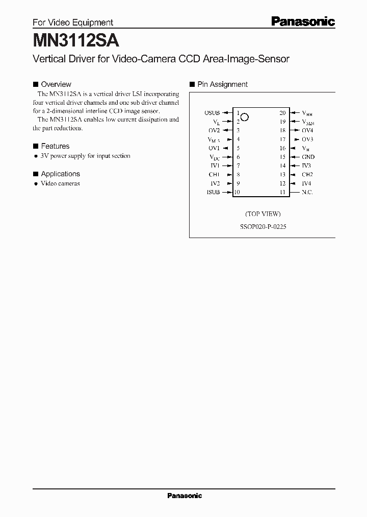MN3112SA_294822.PDF Datasheet