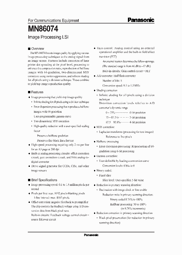 MN86074_275324.PDF Datasheet