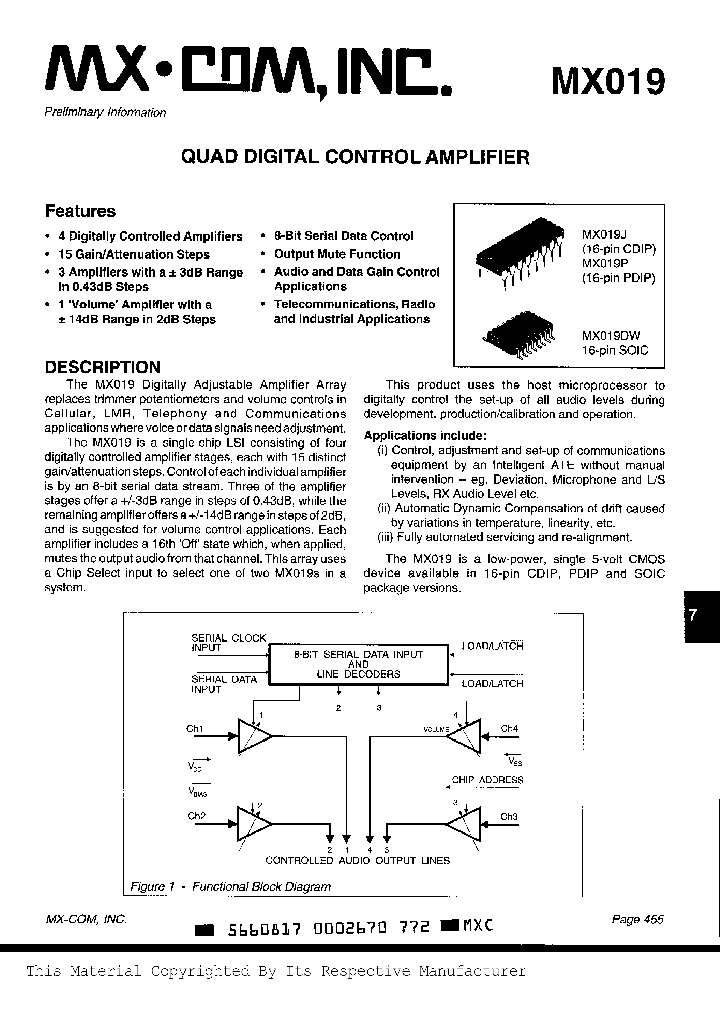 MX019PNBSP_289702.PDF Datasheet