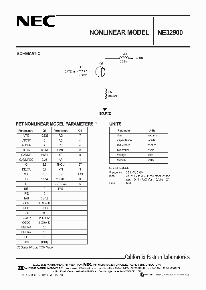 NE32900_274255.PDF Datasheet