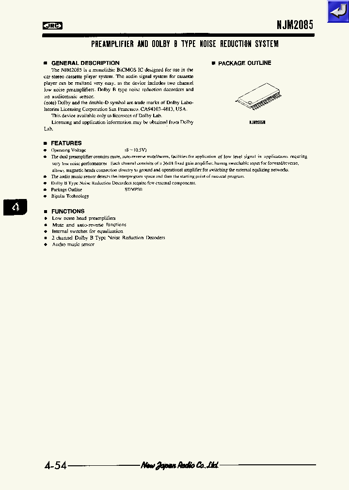 NJM2085_264253.PDF Datasheet