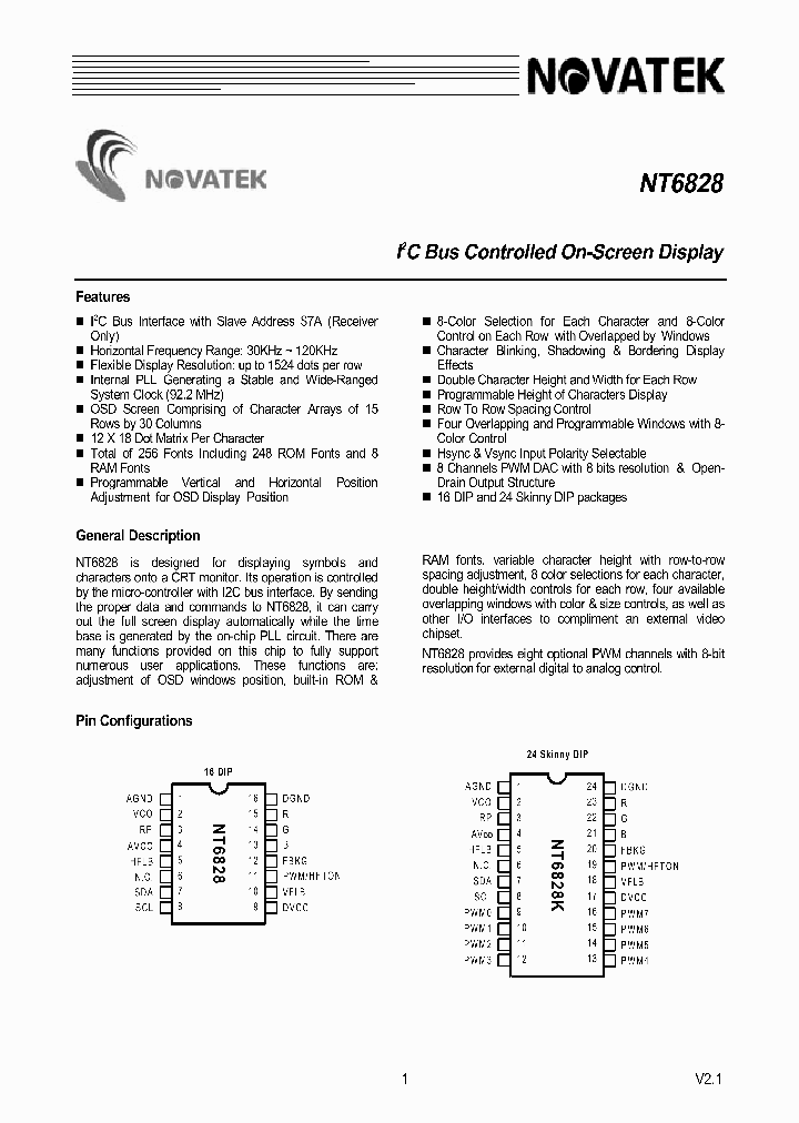 NT6828_42054.PDF Datasheet