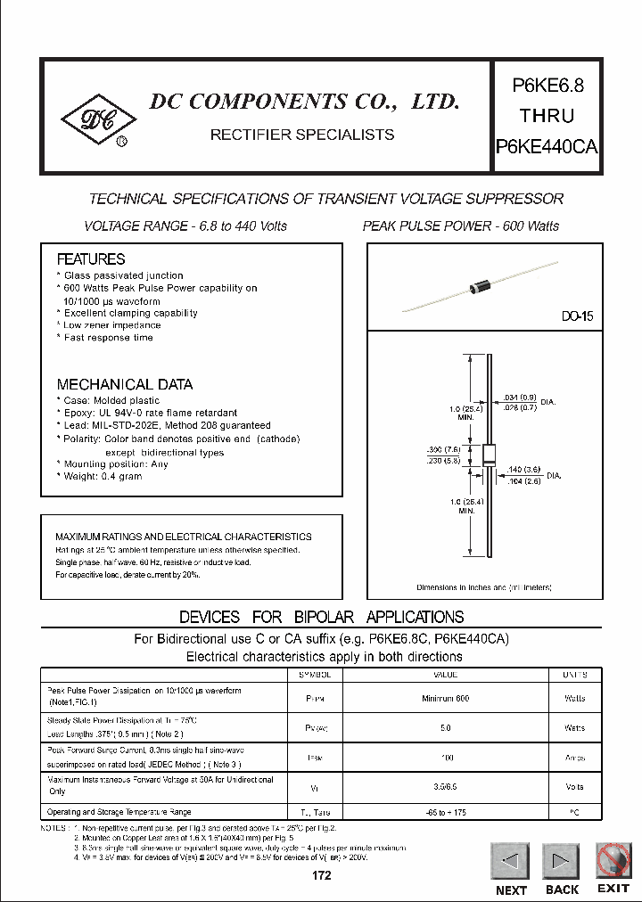 P6KE39_253965.PDF Datasheet
