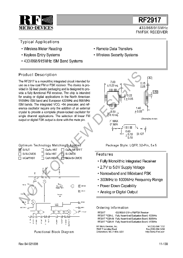 RF2917_266311.PDF Datasheet