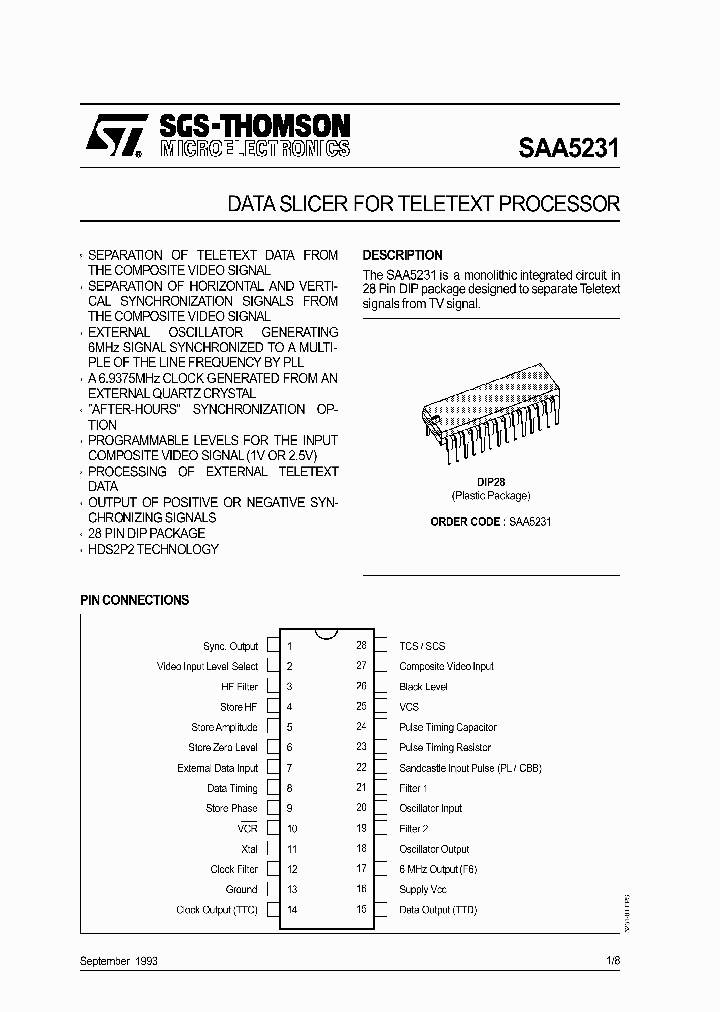 SAA5231_304521.PDF Datasheet