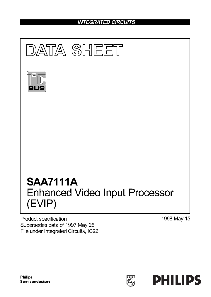 SAA7111A_274324.PDF Datasheet