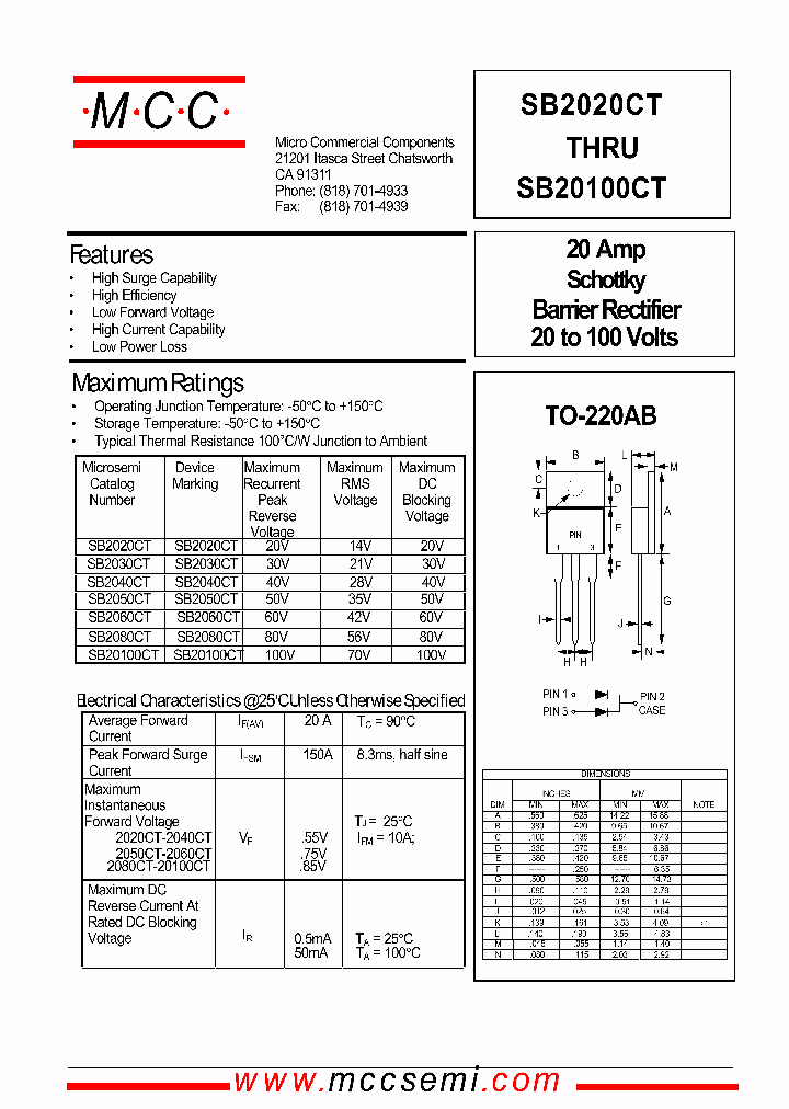SB2020CT_88863.PDF Datasheet