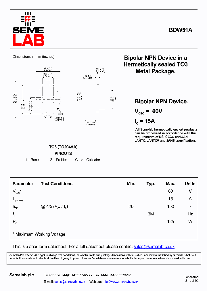 SFBDW51A_246495.PDF Datasheet