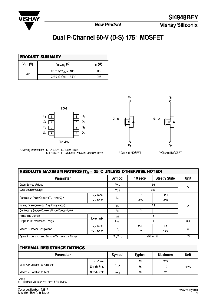 SI4948BEY_260779.PDF Datasheet