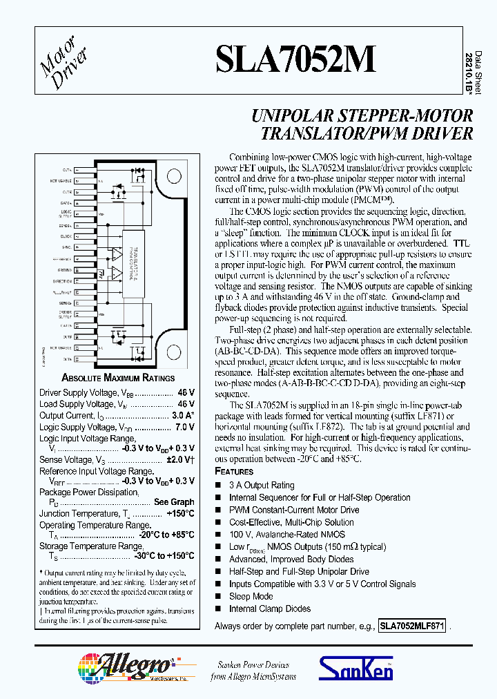 SLA7052M_259375.PDF Datasheet