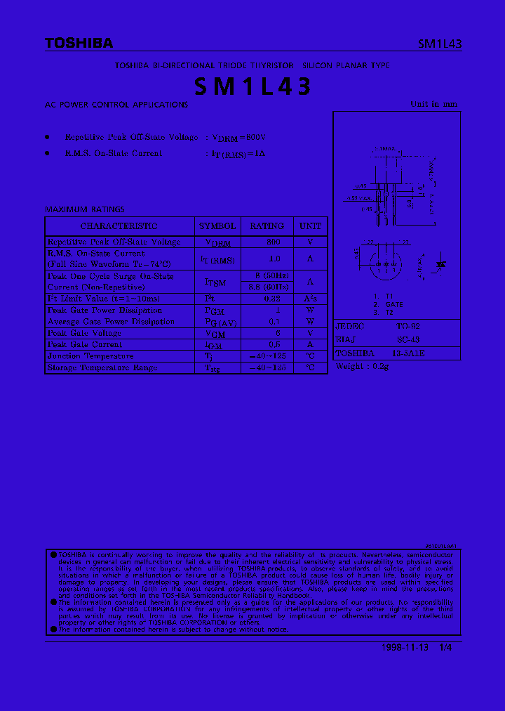 SM1L43_264729.PDF Datasheet