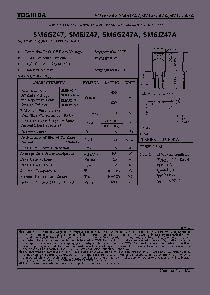 SM6JZ47A_218323.PDF Datasheet