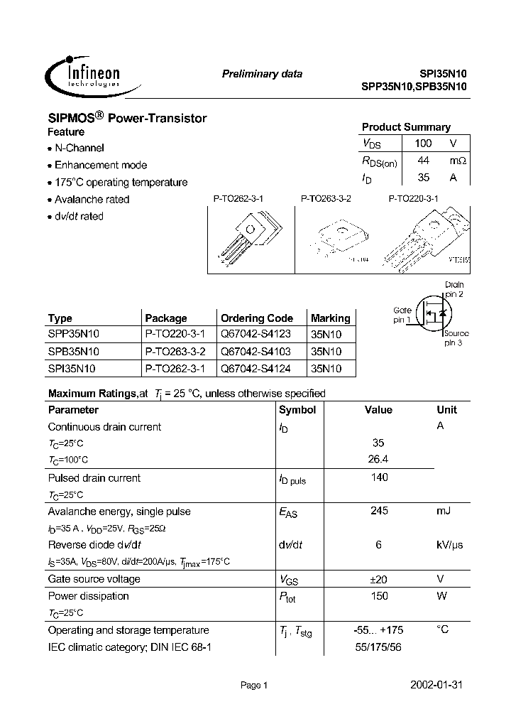 SPI35N10_242017.PDF Datasheet