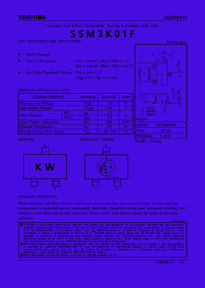 SSM3K01F_212120.PDF Datasheet