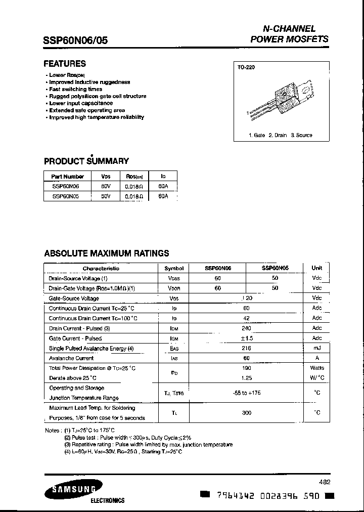 SSP60N06_282331.PDF Datasheet