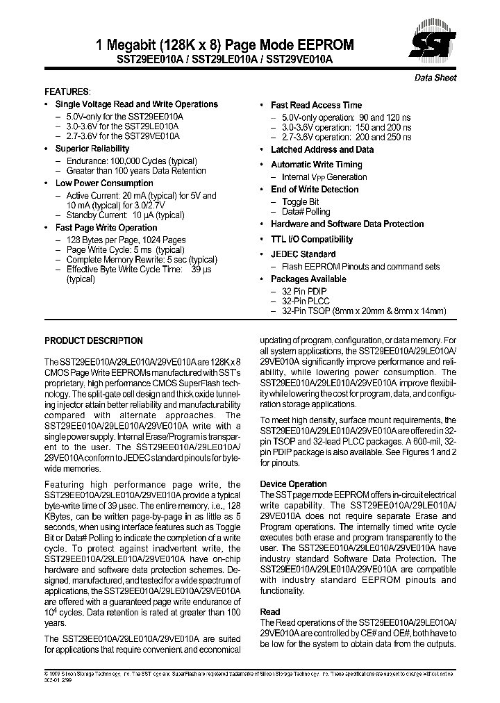 SST29VE010A_286447.PDF Datasheet