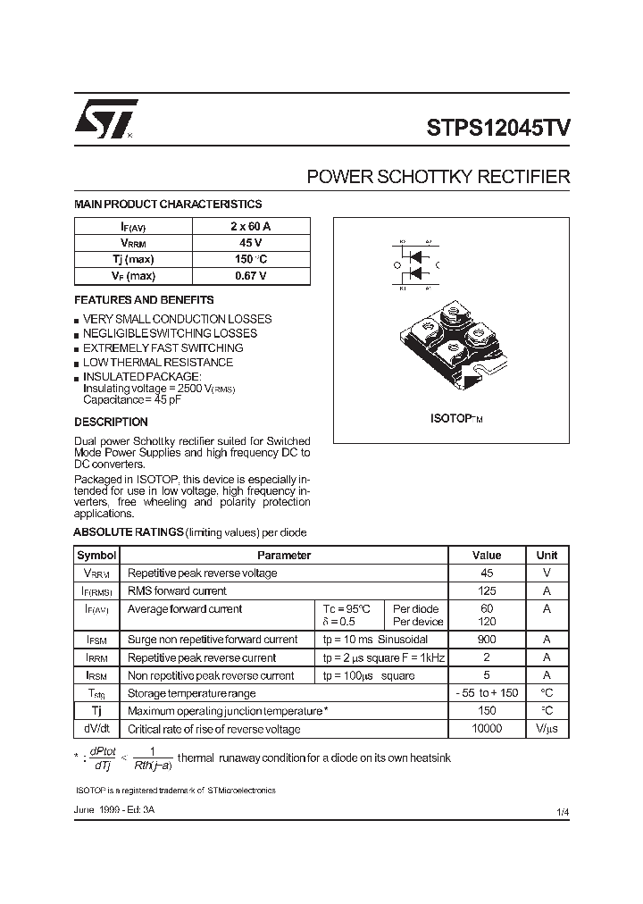 STPS12045TV_279591.PDF Datasheet