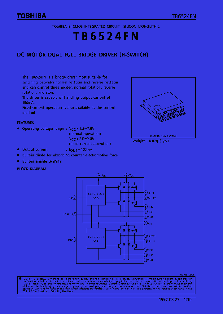 TB6524FN_289014.PDF Datasheet