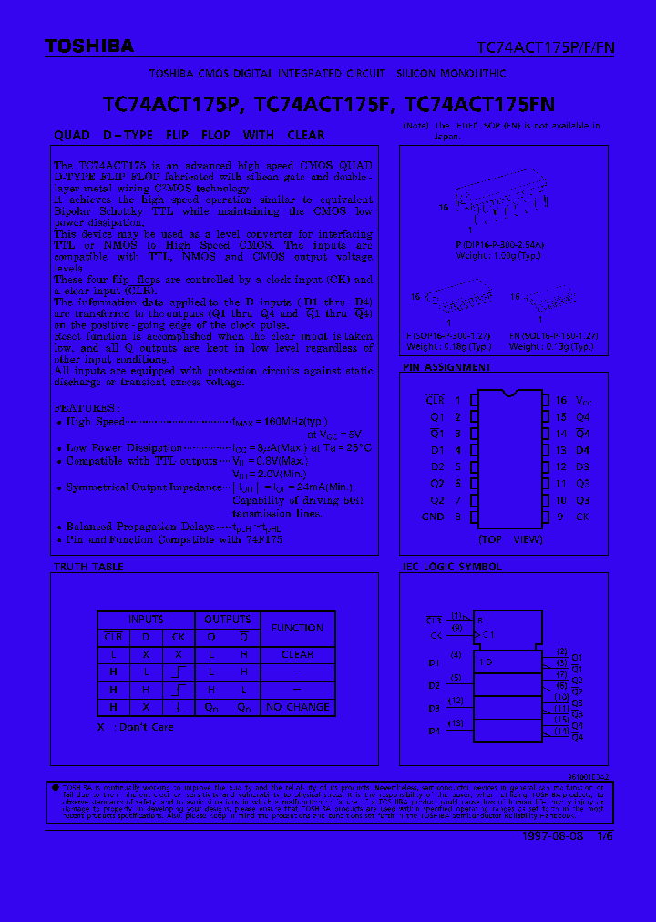 TC74ACT175FN_288137.PDF Datasheet