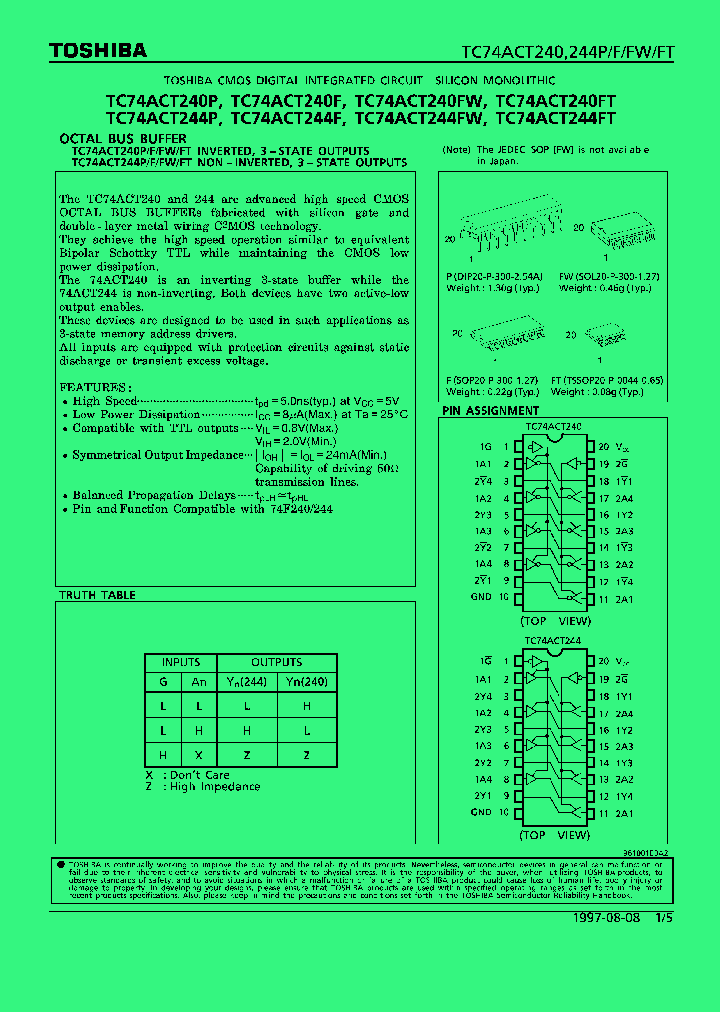 TC74ACT244P_284949.PDF Datasheet
