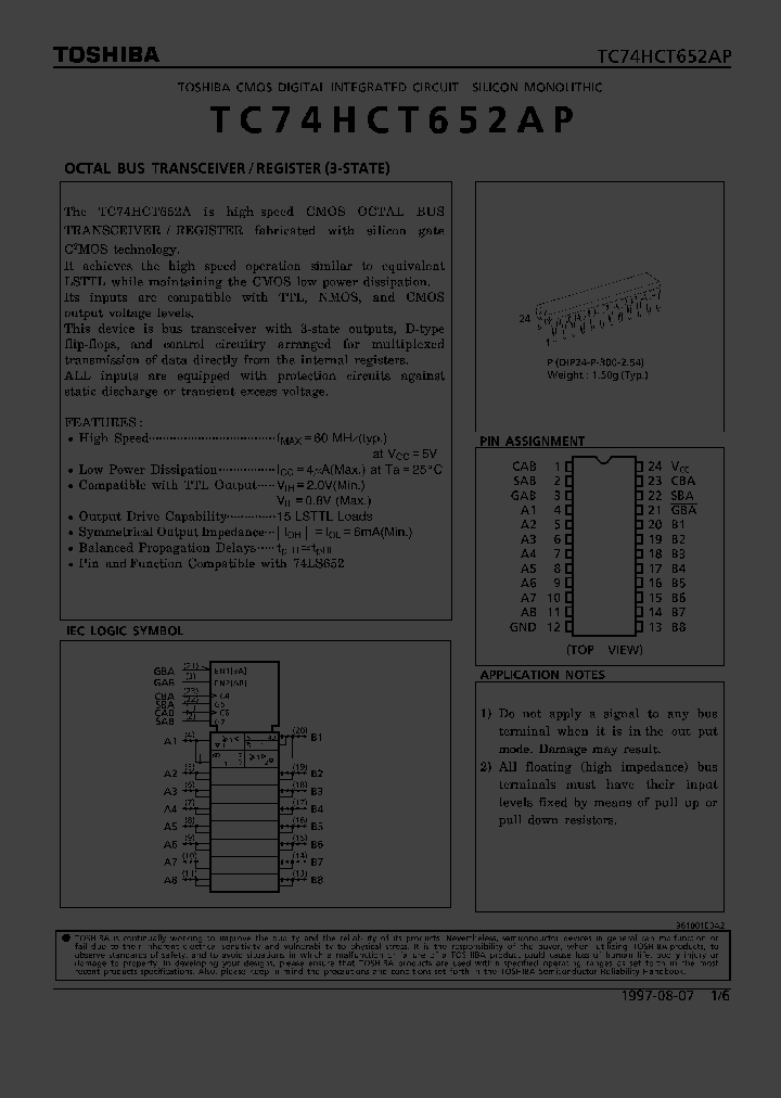 TC74HCT652AP_296236.PDF Datasheet